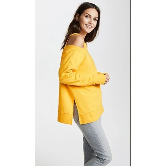 Daniel Patrick Bright Yellow Sweatshirt Size M - Picture 3 of 9